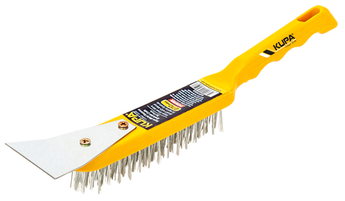 KUPA METAL KAZIMA SPATULALI ÇELİK TEL FIRÇA 